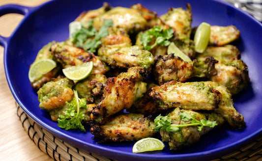 Texas Green Sauce Hot Wings