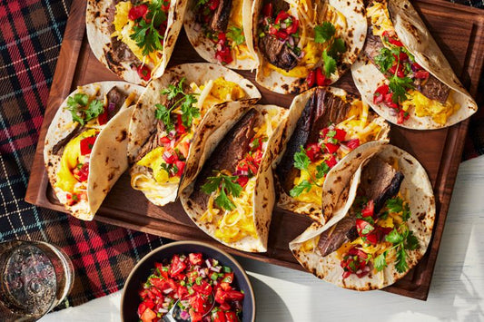 Texas Green Sauce Breakfast Tacos: The 15-Minute Breakfast